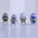Декоративные фигурки "Фарфоровые яйца" комплект 4 штуки